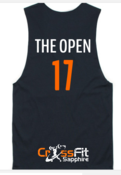 "THE OPEN 17" CrossFit Sapphire Unisex Muscle